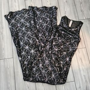 Betsy & Adam Sequin Dress